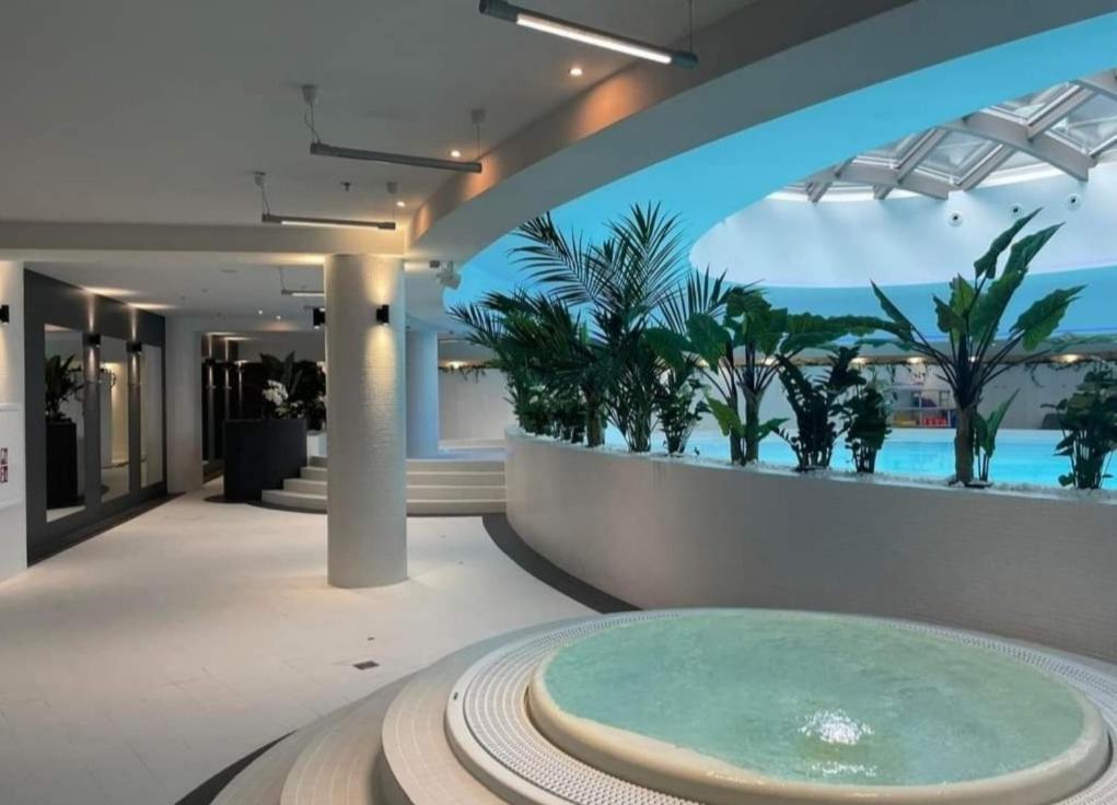 Szczecin Hanza Tower Apartment-Basen Экстерьер фото