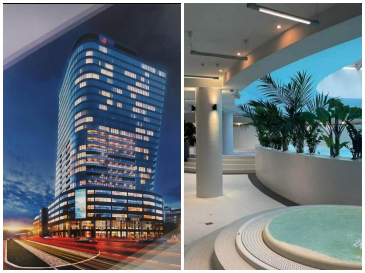 Szczecin Hanza Tower Apartment-Basen Экстерьер фото